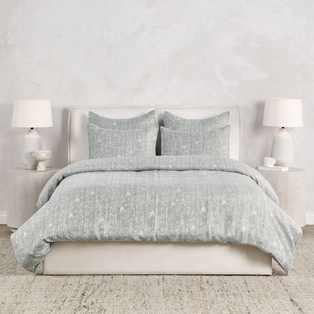 French Herringbone - 3 Piece Duvet Set