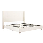 Peyton - Upholstered Bed With 54" High Headboard, Traditional Hand Buttoned Tufting - R&R Furniture Gallery (Fountain Valley, CA)
