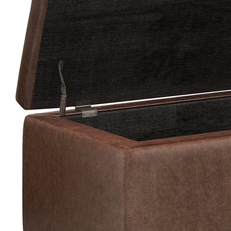 Hamilton - Upholstered Storage Ottoman - R&R Furniture Gallery (Fountain Valley, CA)