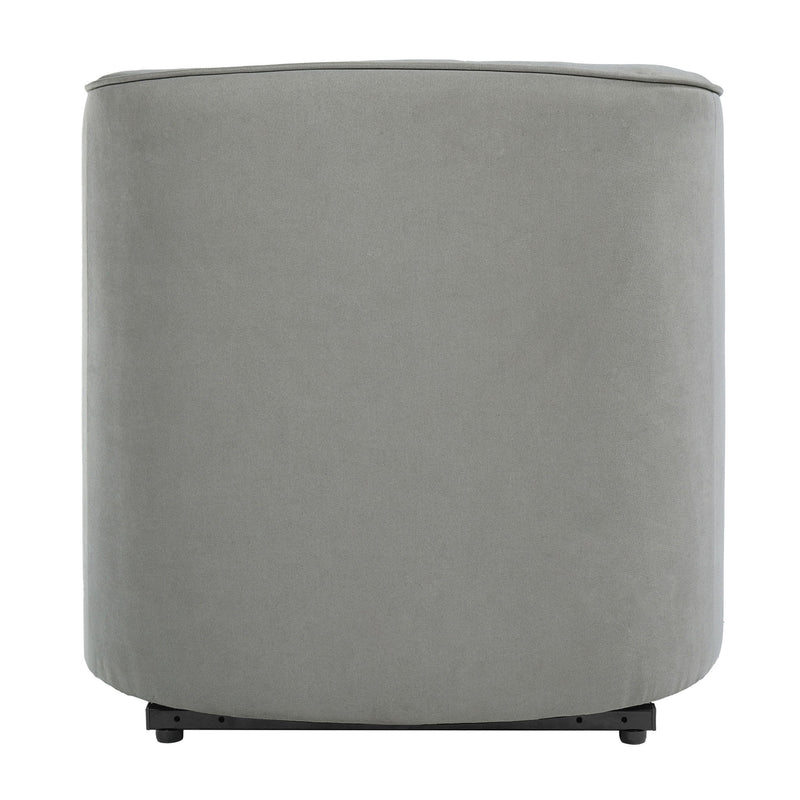 Power Lift Recliner Barrel Shape Reclining Chair With Footrest And Side Pocket