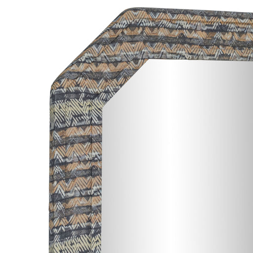 Charlene TOV Furniture 35x59-inch jewel wall mirror with a sleek, reflective surface and modern design for stylish wall decor.
