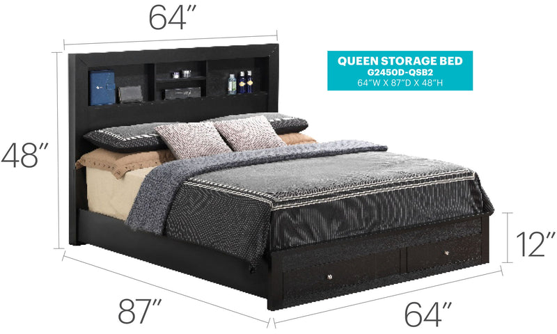 Stylish Storage Bed For Modern Spaces - R&R Furniture Gallery (Fountain Valley, CA)