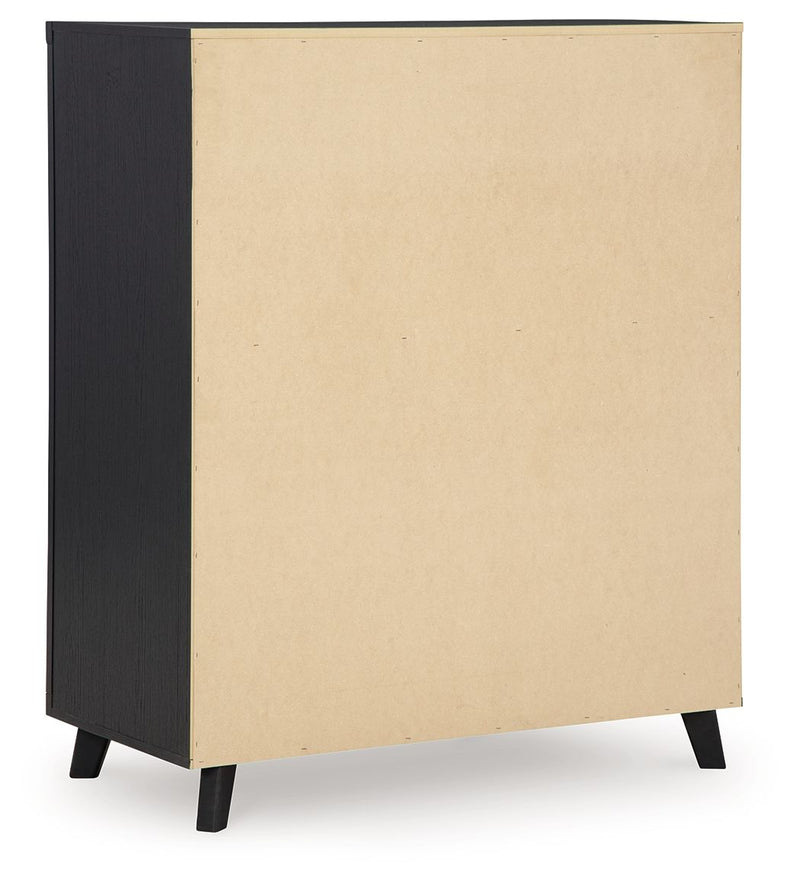 Danziar - Five Drawer Wide Chest - Black - R&R Furniture Gallery (Fountain Valley, CA)