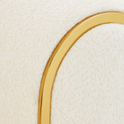 Sassani - Loveseat - Crepe / Gold - R&R Furniture Gallery (Fountain Valley, CA)