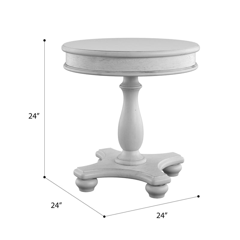 Round End Table - Gray - R&R Furniture Gallery (Fountain Valley, CA)