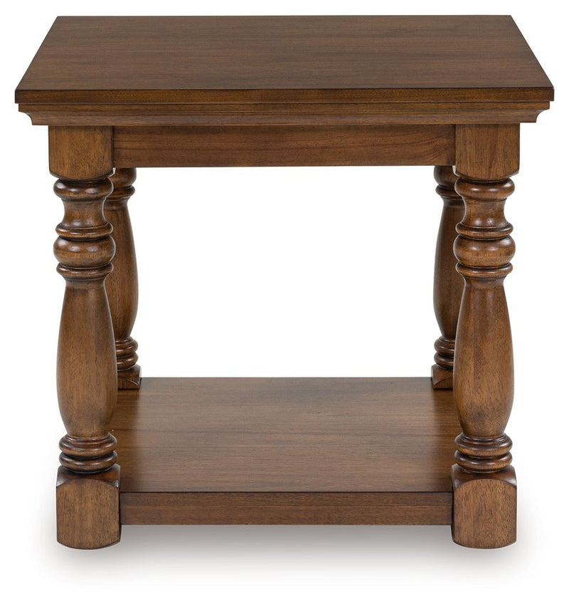 Sturlayne - Rectangular End Table - Brown - R&R Furniture Gallery (Fountain Valley, CA)