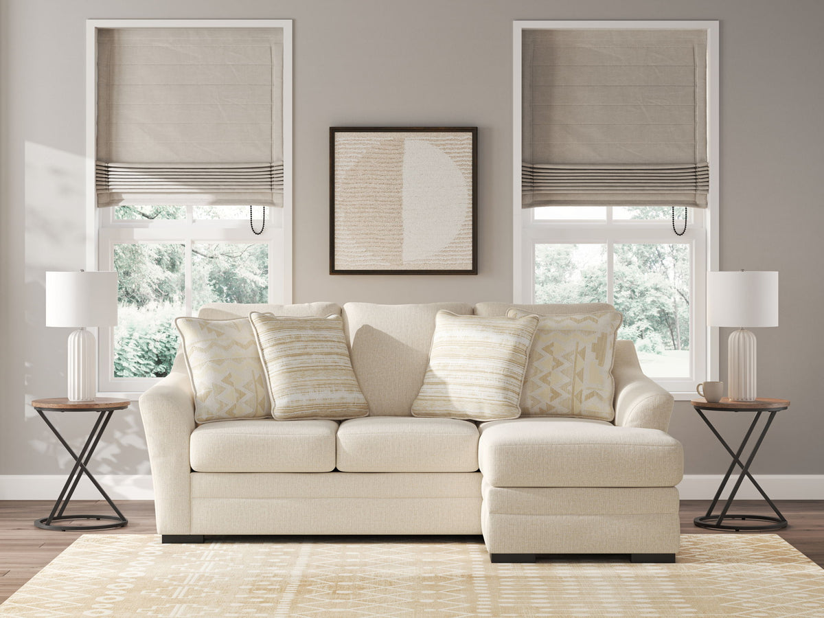 Lango - Queen Sofa Chaise Sleeper - Jute - R&R Furniture Gallery (Fountain Valley, CA)
