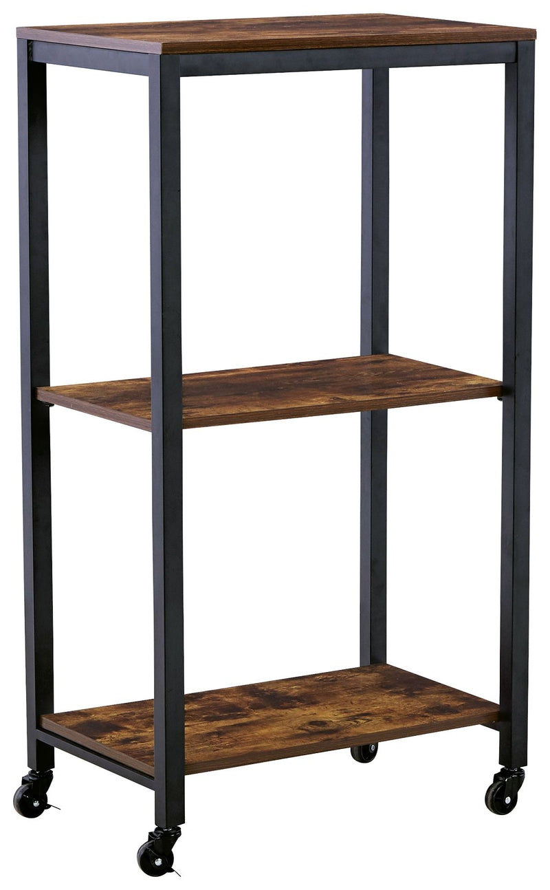 Bevinfield - Bar Cart - Brown / Black - R&R Furniture Gallery (Fountain Valley, CA)