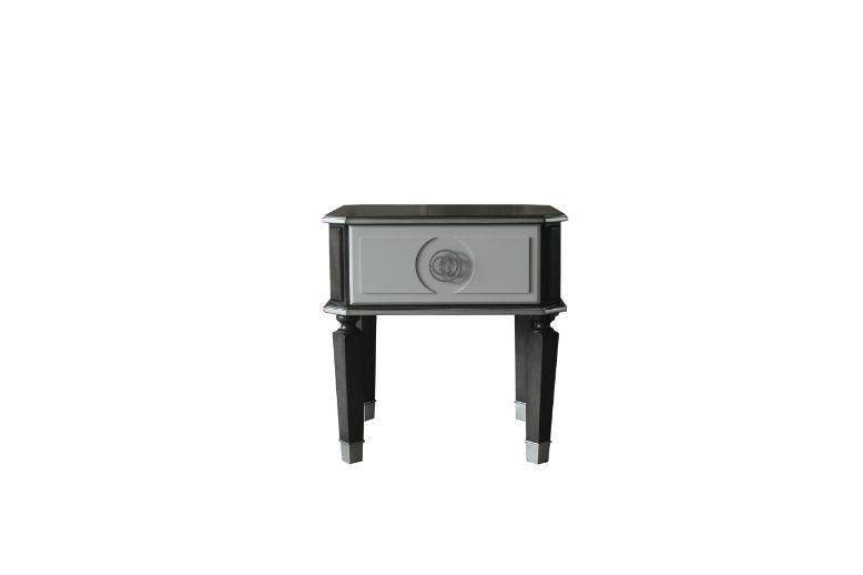 House Beatrice - End Table - Charcoal & Light Gray - R&R Furniture Gallery (Fountain Valley, CA)