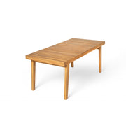 Outdoor Dining Table With Slatted Top, Ideal For Patio - R&R Furniture Gallery (Fountain Valley, CA)