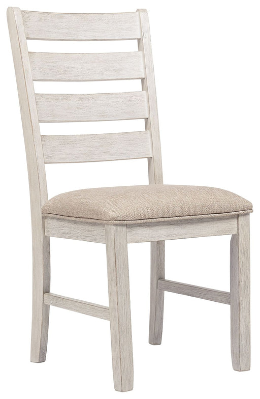 Skempton - Dining UPH Side Chair (Set of 2) - White - R&R Furniture Gallery (Fountain Valley, CA)