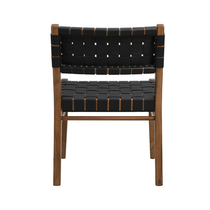 Modern style Noble House dining side chair with a sleek design, featuring a cushioned seat and wooden legs.