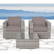 Wicker Seating Group Set With Table And Cushions - R&R Furniture Gallery (Fountain Valley, CA)