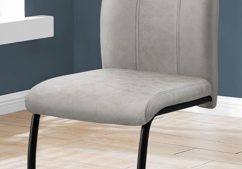 Dining Chair, Side, Upholstered For Dining Room, Contemporary & Modern (Set of 2) - R&R Furniture Gallery (Fountain Valley, CA)