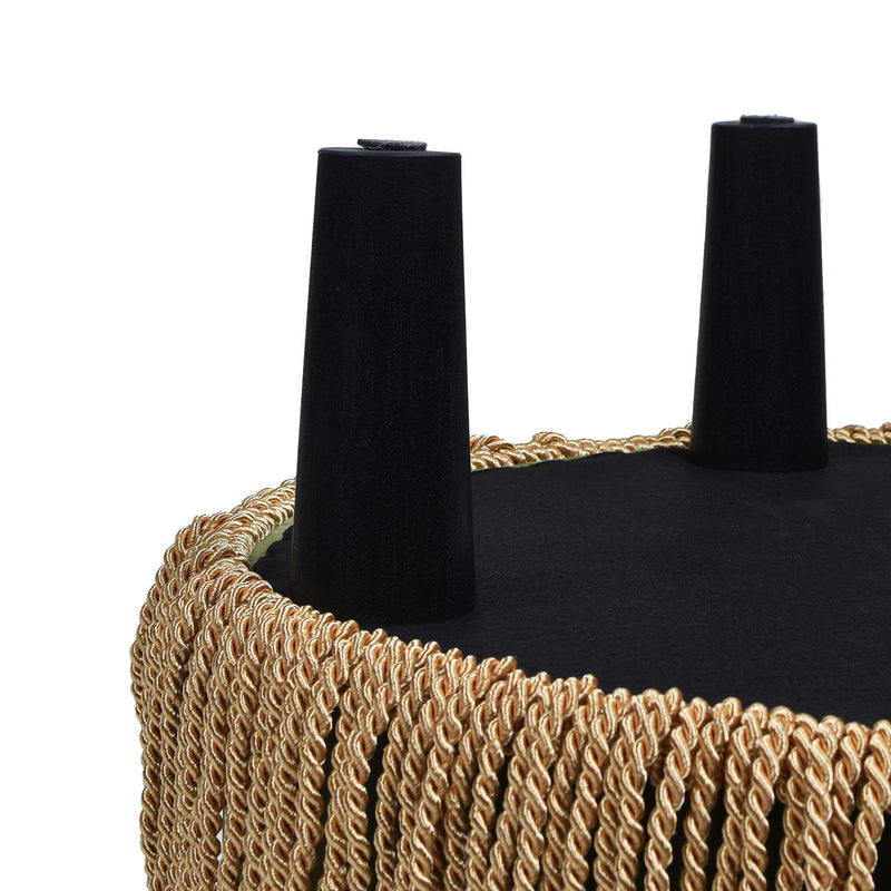 Yolanda - Round Upholstered Accent Ottoman - R&R Furniture Gallery (Fountain Valley, CA)