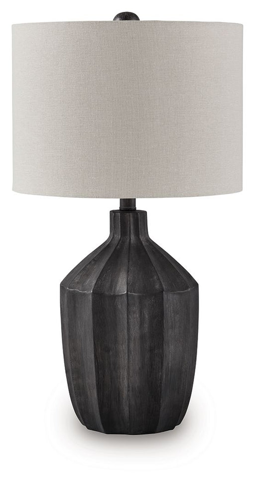 Jilton - Poly Table Lamp - Black - R&R Furniture Gallery (Fountain Valley, CA)