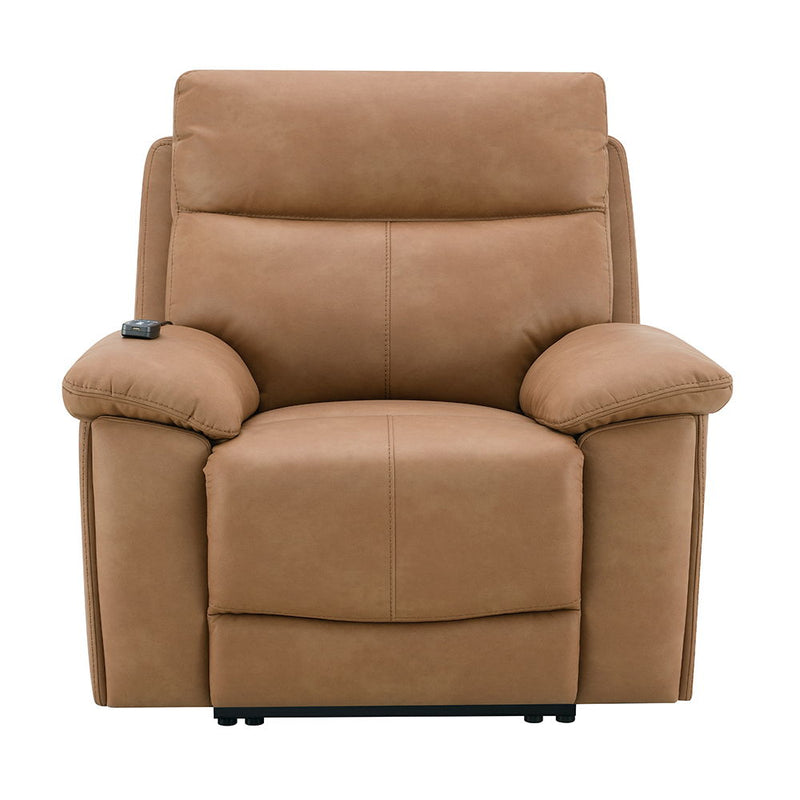 Chavis - Power Motion Recliner With USB & Power Headrest - Brown - R&R Furniture Gallery (Fountain Valley, CA)