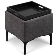 Natasha - Multifunctional Storage Ottoman With Tray - R&R Furniture Gallery (Fountain Valley, CA)