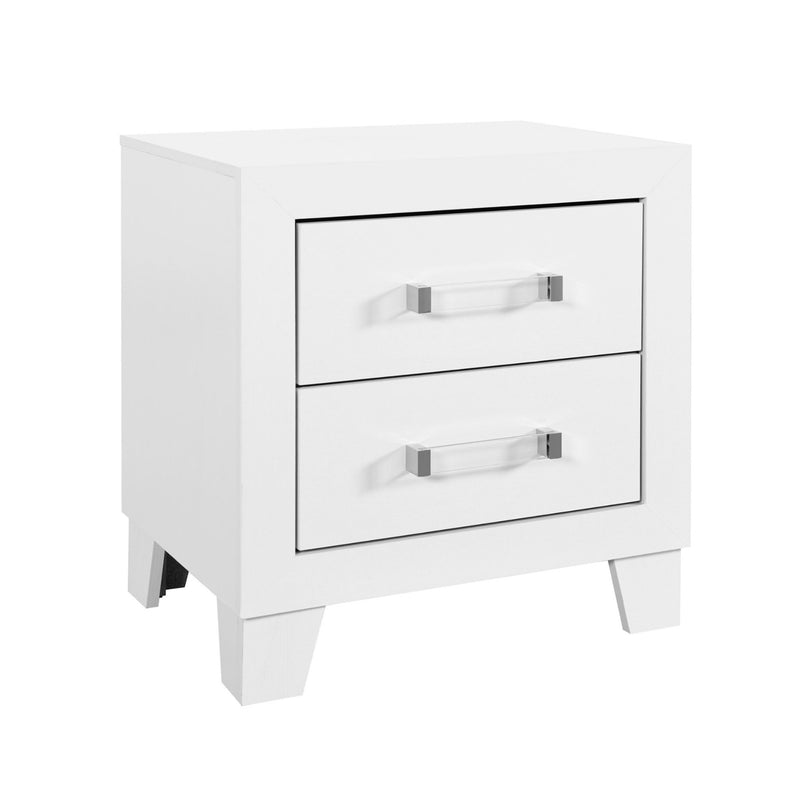 Omoda - Nightstand - White - R&R Furniture Gallery (Fountain Valley, CA)