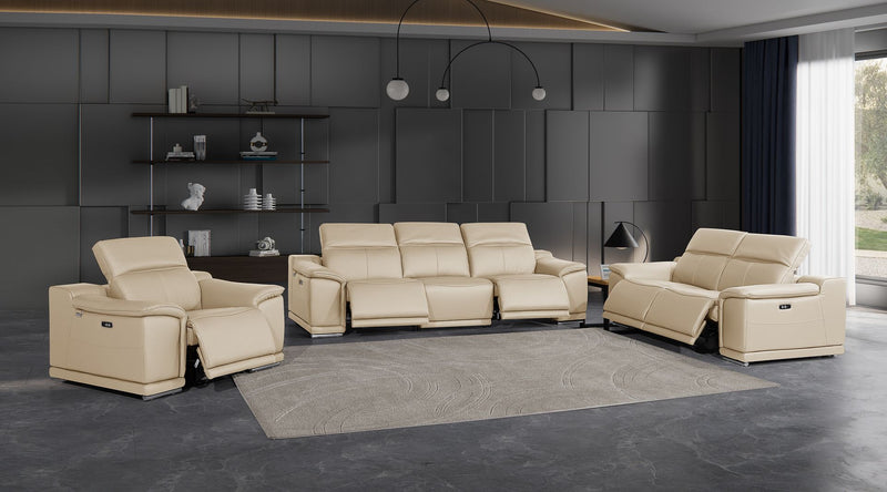 9762 - 6-Piece Modular Power Reclining Sofa, Loveseat And Chair Set With 5 Power Recliners In