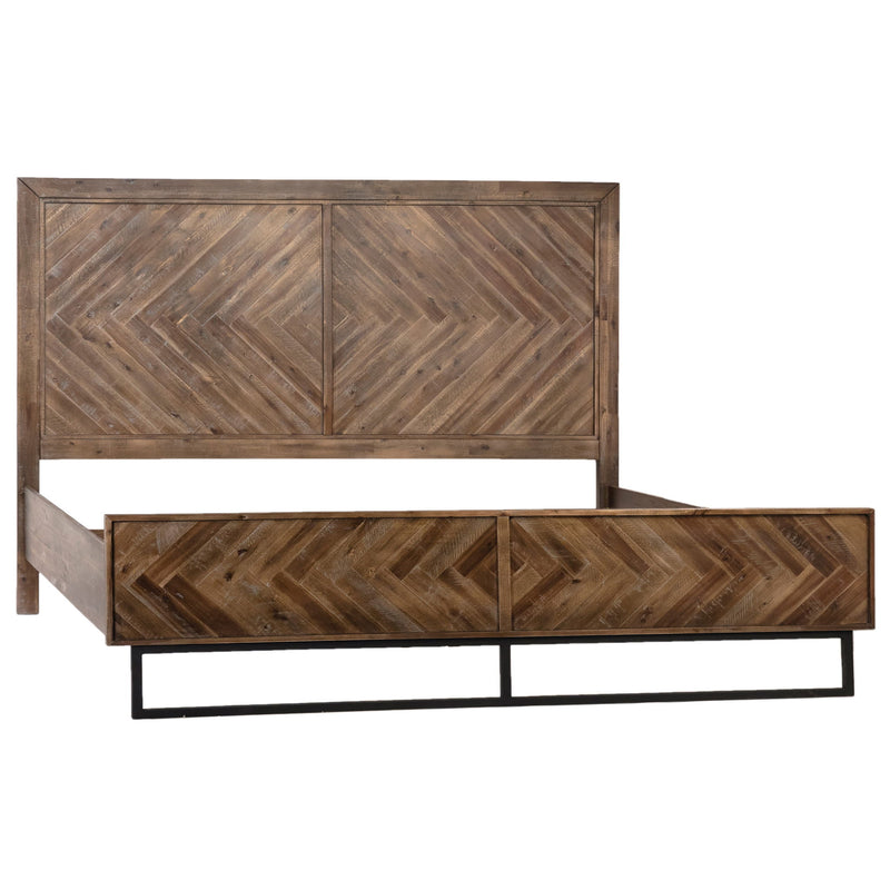 Holbrook - King Bed - Antique Medium Brown And Black