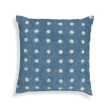 Indigo - 20" Square Accent Pillow Cover - Blue - R&R Furniture Gallery (Fountain Valley, CA)
