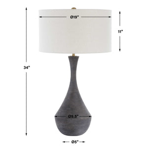 Helston - Table Lamp - Dark Charcoal
