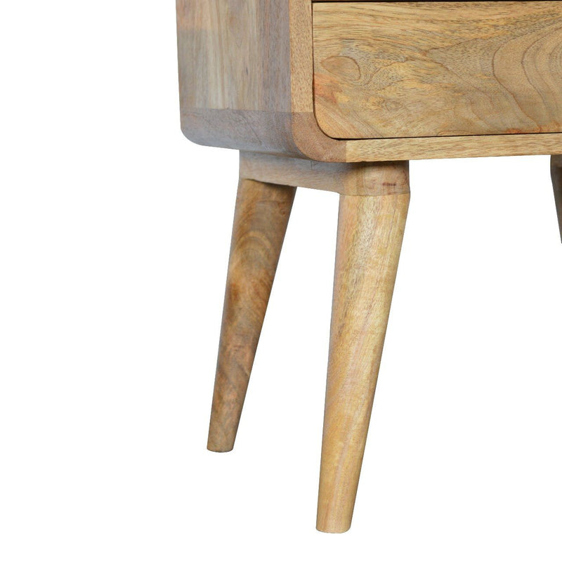 Curved Nightstand - R&R Furniture Gallery (Fountain Valley, CA)