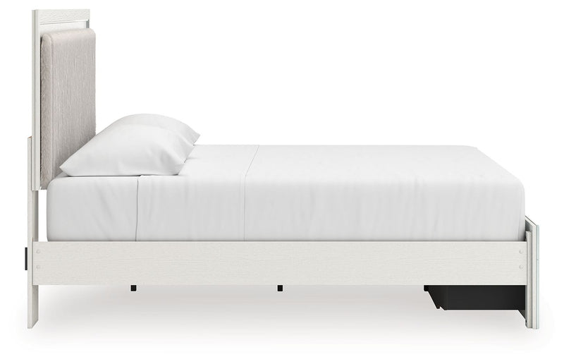 Zuraleus - Upholstered Panel Platform Storage Bed - R&R Furniture Gallery (Fountain Valley, CA)