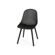 Set of two Noble House Posey chairs with modern wooden frames and comfortable woven seats for stylish dining or living spaces.