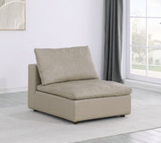 1100 - Armless Chair (Top-Grain Italian Leather) - R&R Furniture Gallery (Fountain Valley, CA)