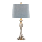 Lumi Source Ashland contemporary table lamp set with modern design, featuring sleek bases and fabric shades for stylish lighting.