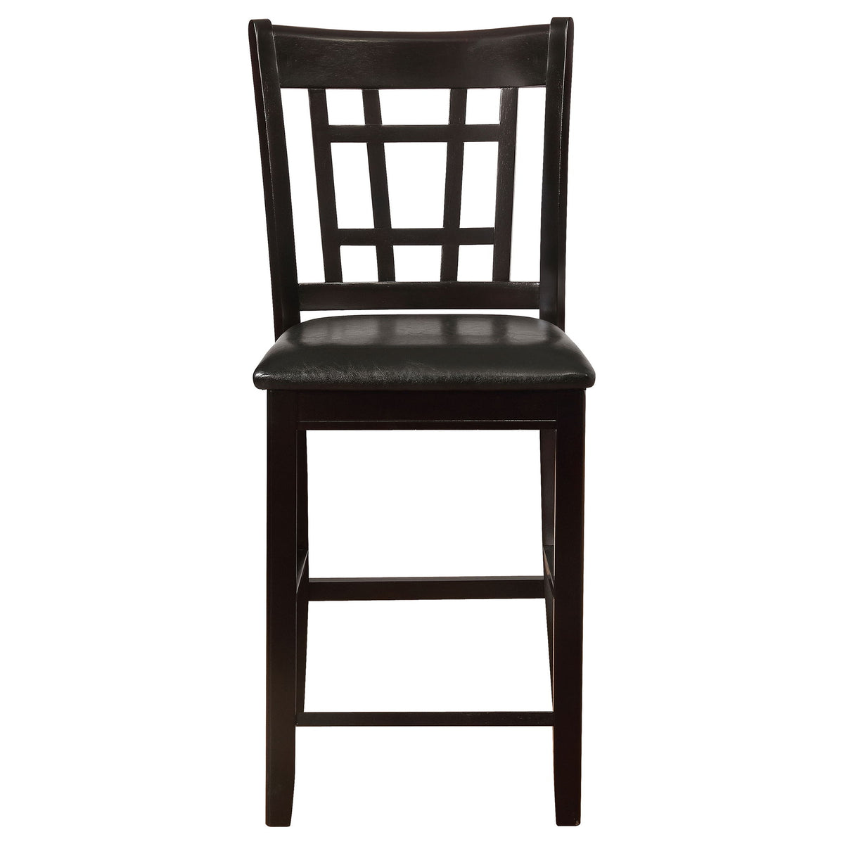 Lattice Back Counter Height Stools (Set of 2)