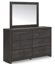 Hollivern - Dresser And Mirror - Dark Gray - R&R Furniture Gallery (Fountain Valley, CA)