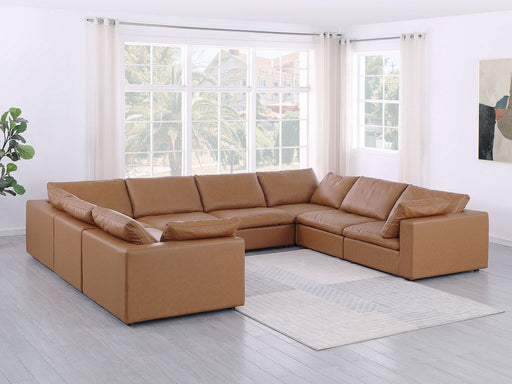 1100 - 8-Piece U-Shaped Sectional In Top-Grain Italian Leather - R&R Furniture Gallery (Fountain Valley, CA)