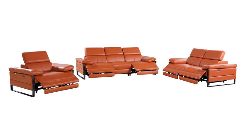 1246 - Modular Power Dual Reclining Sofa, Loveseat, And Chair Set With Power Headrests