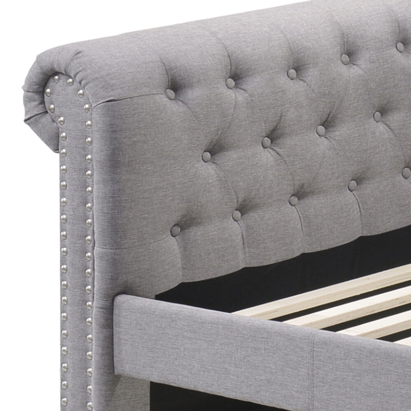Justice - Twin Daybed With Trundle - Gray