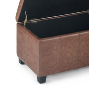 Dover - Upholstered Storage Ottoman Bench - R&R Furniture Gallery (Fountain Valley, CA)
