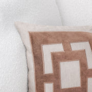 Classic Home Corbin accent pillow with textured fabric and decorative pattern, perfect for sofa or bed decor.