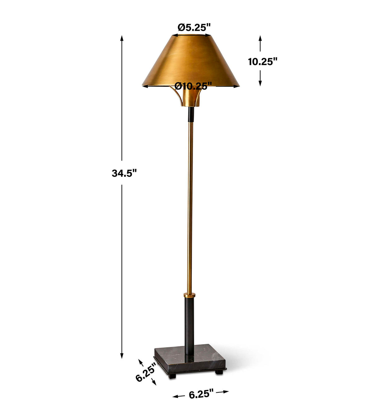Streamline - Buffet Lamp - Brass / Gold