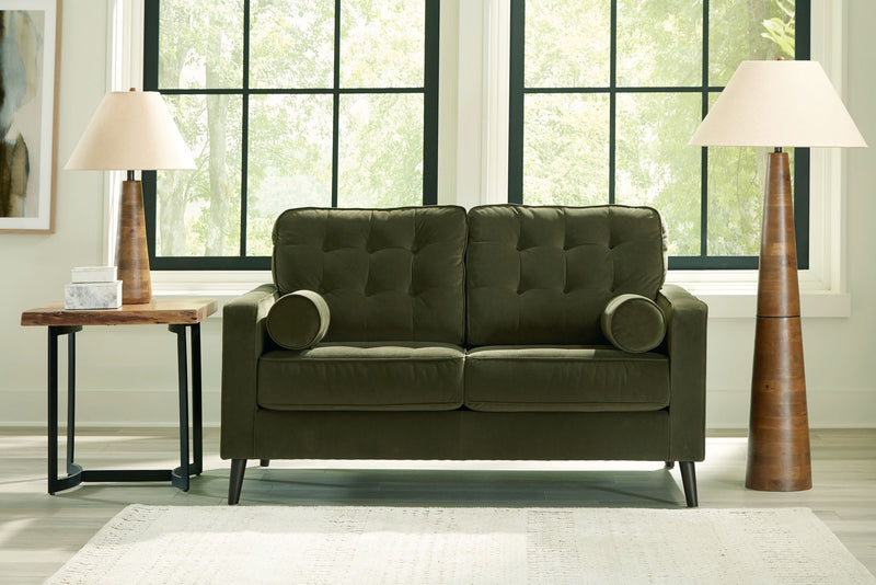 Reveon Lakes - Loveseat - Olive - R&R Furniture Gallery (Fountain Valley, CA)