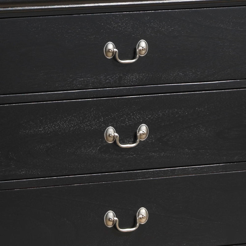 Traditional storage dresser by Glory Furniture featuring elegant wood finish and multiple drawers for organized bedroom storage.