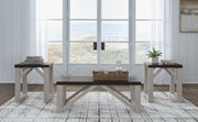 Dorrinson - Occasional Table Set (Set of 3) - Antique White - R&R Furniture Gallery (Fountain Valley, CA)