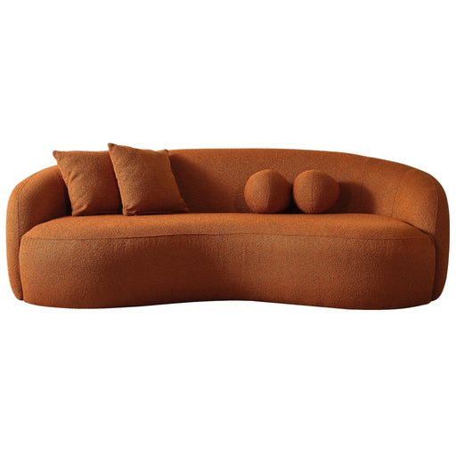 Drake - Japandi Style Curvy Boucle Sofa - R&R Furniture Gallery (Fountain Valley, CA)