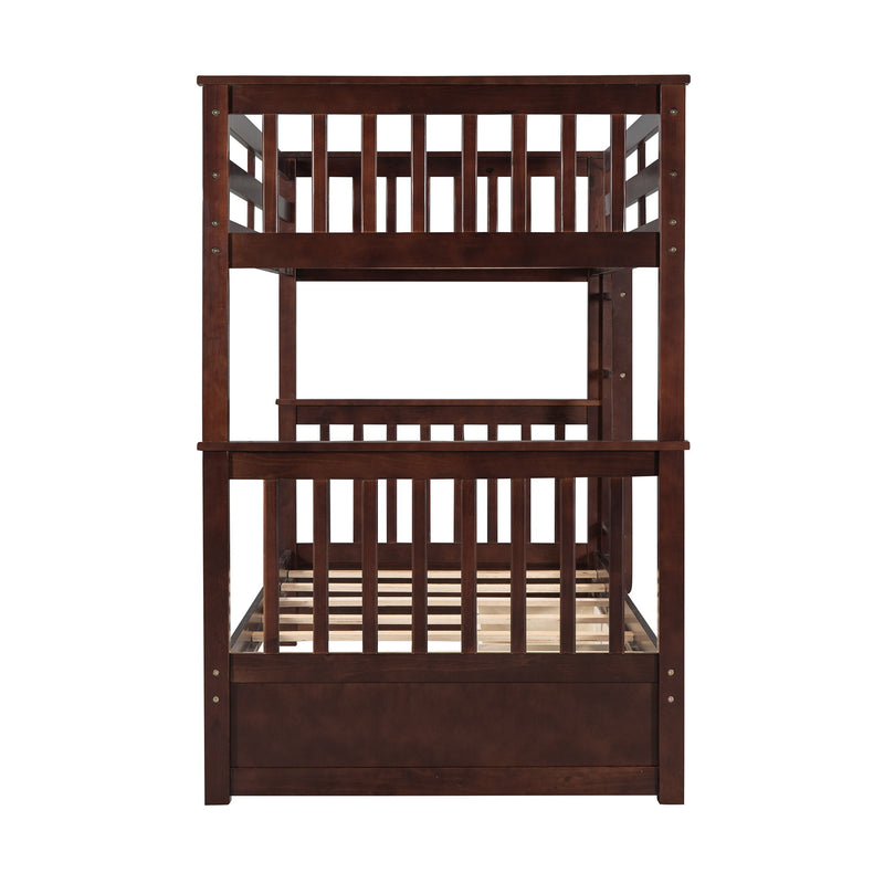 Bunk Bed With Ladders And 2 Storage Drawers - R&R Furniture Gallery (Fountain Valley, CA)