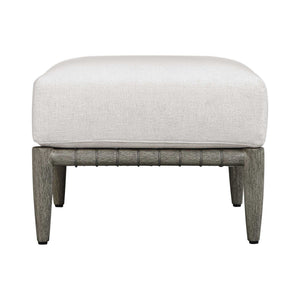 Borneo - Cushion Outdoor Ottoman - White