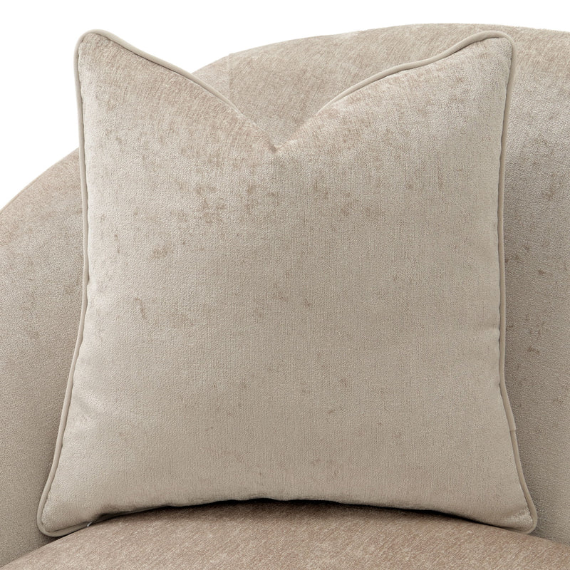 Michael Amini La Rachelle stationary sofa with plush upholstery and elegant design, showcased in a modern living room setting.