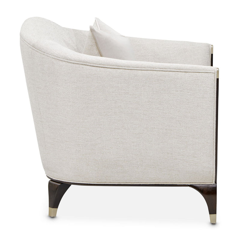 Paris Chic - Matching Chair - Cremini / Espresso - R&R Furniture Gallery (Fountain Valley, CA)