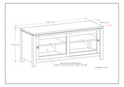 Cosmopolitan - Handcrafted TV Media Stand - R&R Furniture Gallery (Fountain Valley, CA)