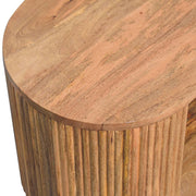 Soba - Ball Open Coffee Table - Oak - R&R Furniture Gallery (Fountain Valley, CA)